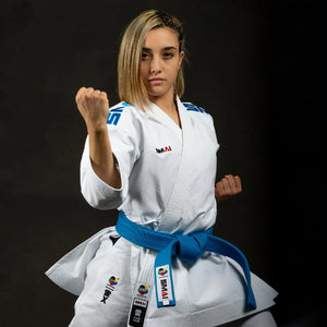 Kaminari X Elite Red/ Blue Kata Gi Set - 2 Jackets 1 pants